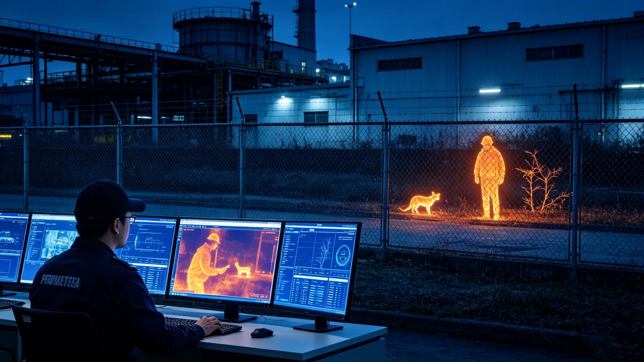 Plant Perimeter Protection with Thermal Imaging | First‑Line Security for Industrial Parks